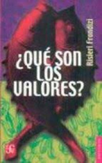 Image of ¿Qué son los valores? : introducción a la axiología