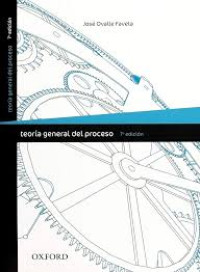 Image of Teoría general del proceso